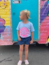 Load image into Gallery viewer, Kind Babes Club // Kids Tee // Light Blue
